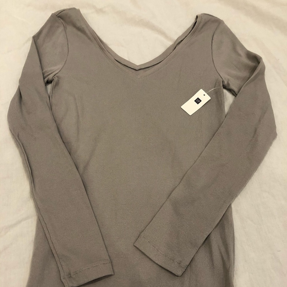 NWT Gap Body Ribbed Thermal Long Sleeve Tee S